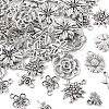  110Pcs 11 Styles Tibetan Style Alloy Pendants TIBEP-TA0001-11AS-3