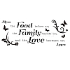 PVC Quotes Wall Sticker DIY-WH0200-023-1
