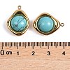 Synthetic Turquoise Pendants STAS-L022-487G-03-3