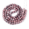 Baking Paint Glass Beads Strands DGLA-N016-10mm-04-2