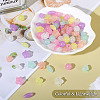 200Pcs 4 Style Luminous Acrylic Beads TACR-FS0001-02-7