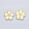 Transparent Spray Painted Glass Beads GLAA-S190-006A-01-2