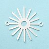Brass Connector Charms KK-H435-10S-3