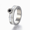 304 Stainless Steel Rings RJEW-E153-53G-19mm-1