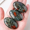 Natural Bloodstone Palm Stones PW-WGE0F83-01-2