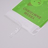 Christmas Theme Rectangle OPP Self-Adhesive Cookie Bags OPP-SZC0001-02A-3