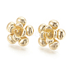 Brass Stud Earrings Findings X-KK-S345-198-1