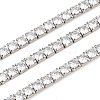 925 Sterling Silver Clear Cubic Zirconia Chains STER-C016-02B-P02-1