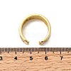 Brass Enamel Cuff Rings RJEW-P166-05G-02-5