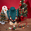 4Pcs 4 Styles ABS Plastic Pearl & Acrylic & Resin Beaded Necklaces Set NJEW-AB00010-2