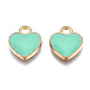 Alloy Enamel Charms X-ENAM-S121-041E-3