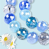 4 Strands Electroplate Glass Bead Strands GLAA-PA0001-09C-3