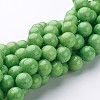 Natural Mashan Jade Round Beads Strands X-G-D263-10mm-XS17-1