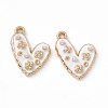 Alloy Enamel Pendants PALLOY-P287-14LG-04-2