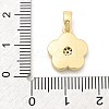 Brass Micro Pave Cubic Zirconia Pendents KK-M303-01G-04-3