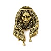 Retro Antique Golden Animal Alloy Brooches for Backpack Clothes JEWB-S040-02D-AG-1