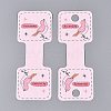 Fold Over Cardboard Paper Jewelry Display Cards for Necklace & Bracelet Storage CDIS-N004-16-1