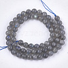 Natural Labradorite Beads Strands G-S333-8mm-035-3