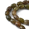 Imitation Cracked Jade Glass Beads GLAA-WH0032-05E-2