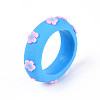 Handmade Polymer Clay Finger Rings CLAY-N013-26-2