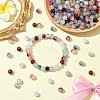 100Pcs Transparent Crackle Glass Bead Strands GLAA-YW0004-46A-4
