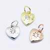 Brass Micro Pave Cubic Zirconia Charms RB-I078-67-NR-1