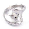 Tarnish Resistant Unisex 304 Stainless Steel Finger Rings RJEW-K233-09-P-1