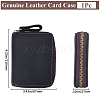 Rectangle Leather Credit Card Wallets for Women Men AJEW-WH20001-31C-2