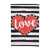 Valentine's Day Theme Linen Garden Flags AJEW-H146-03A-2