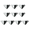 10 Sets Alloy Heart Magnetic Clasps FIND-FS0003-25-2