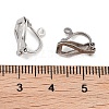 Stainless Steel Clip-on Earring Findings STAS-XCP0001-85-4