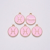 Alloy Enamel Pendants LS-ENAM-S124-01B-09H-2