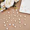 HOBBIESAY 40Pcs 4 Styles Grade B Natural Cultured Freshwater Pearl Connector Charms PEAR-HY0001-04-4