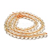 Natural Citrine Beads Strands G-G212-6mm-29-01-2