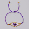 Bohemian Style Handmade Beaded Evil Eye Bracelet for Couples and Friends RR7314-3-1