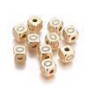 Brass Micro Pave Cubic Zirconia Beads KK-K238-16G-O-1