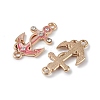 Alloy Enamel Connector Charms ENAM-I054-01C-2