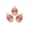 Alloy Enamel Pendants ENAM-S115-156-1