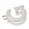 Non-Tarnish 201 Stainless Steel Charms STAS-C021-06P-G-3