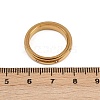 304 Stainless Steel Rhinestone Rotating Finger Rings RJEW-A074-01C-G-5