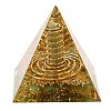 Orgonite Pyramid Resin Energy Generators DJEW-C019-01F-1