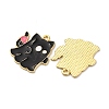 Halloween Alloy Enamel Pendants STAS-I354-01G-F-2