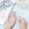 Fingerinspire 200Pcs Acrylic Rhinestone Cabochons OACR-FG0001-12-3