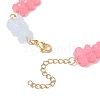 Acrylic Beads Bracelets for Women BJEW-JB11483-4