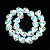 Handmade Bumpy Lampwork Beads Strands LAMP-N029-011F-2