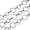 Tarnish Resistant 661 Stainless Steel Mother-son Chains X-CHS-T005-03P-1