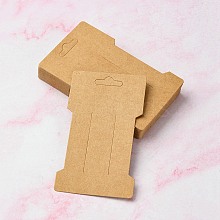 Kraft Paper Hair Clip Display Cards DIY-YW0007-32