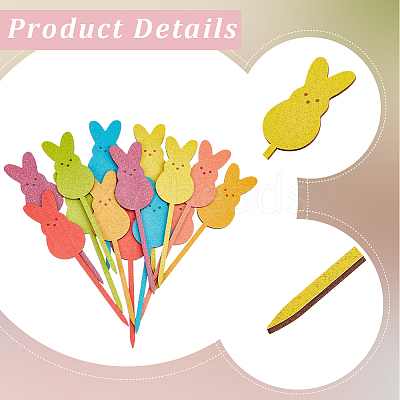 14Pcs Wooden Picks for Vase Decorations AJEW-CN0006-51B-1