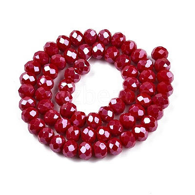Electroplate Glass Beads Strands LS-EGLA-A044-P8mm-A15-1