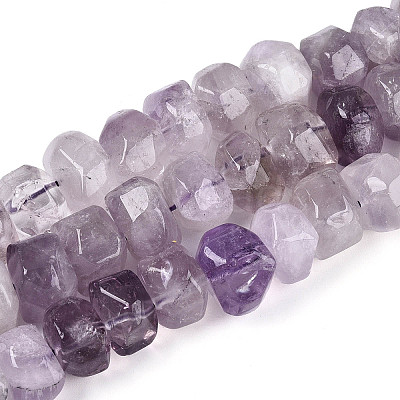 Natural Amethyst Beads Strands G-N347-17A-03-1